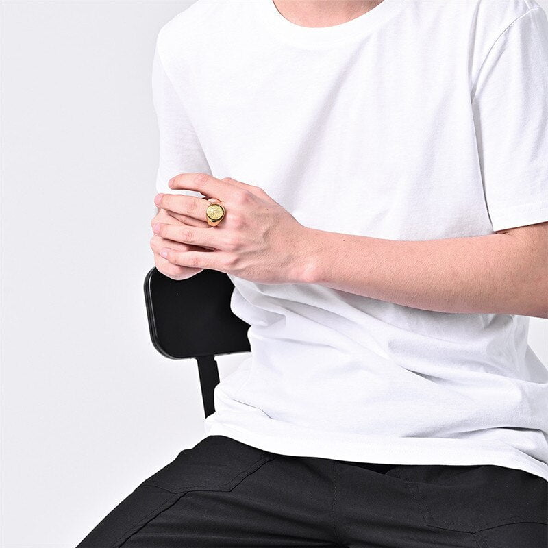 Punk Men Mysterious Vintage Ring