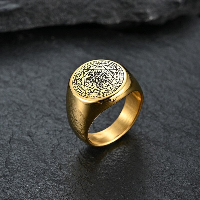 Punk Men Mysterious Vintage Ring