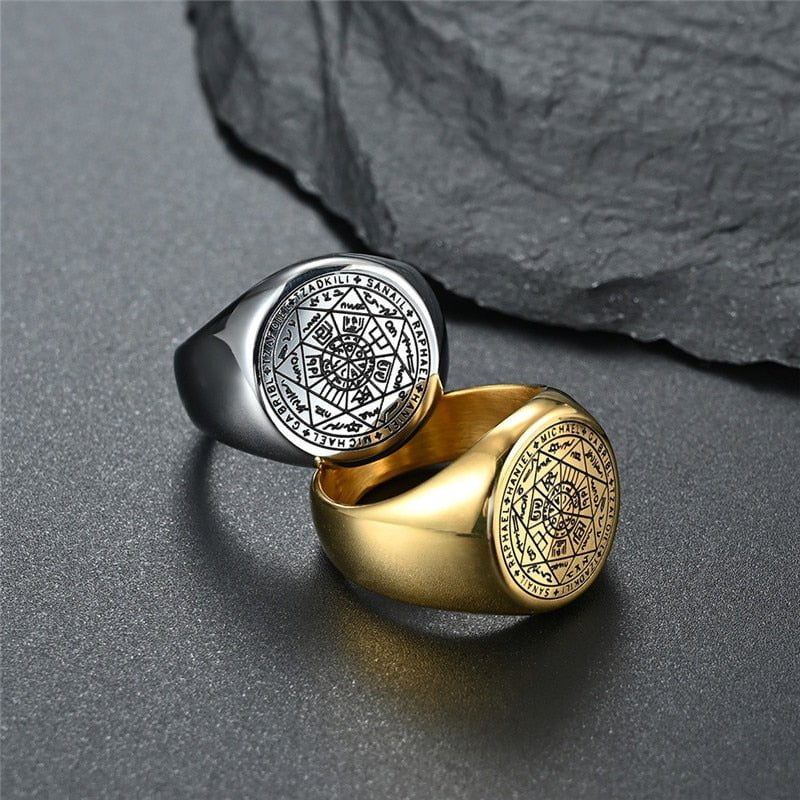 Punk Men Mysterious Vintage Ring