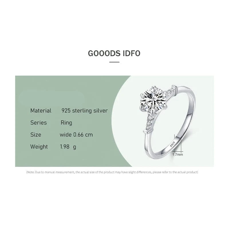 Wee Luxury Silver Rings Luxury Crown Zircon Ring for Engagements