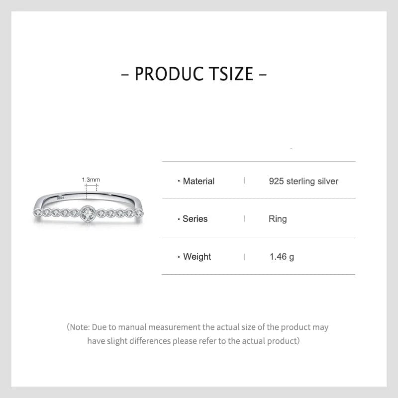 Wee Luxury Silver Rings U Shape Minimalist Sterling Silver Ring