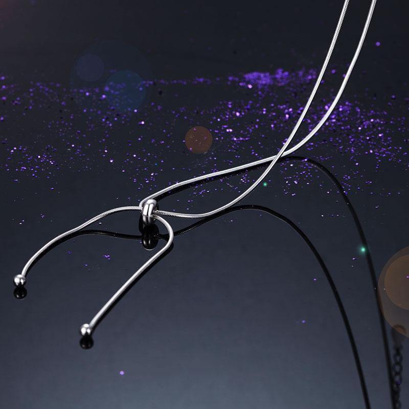 My Jewels Silver Necklaces 14.5" - 16.5" (37 cm - 42 cm) Adjustable Adjustable Stylish Silver Necklace
