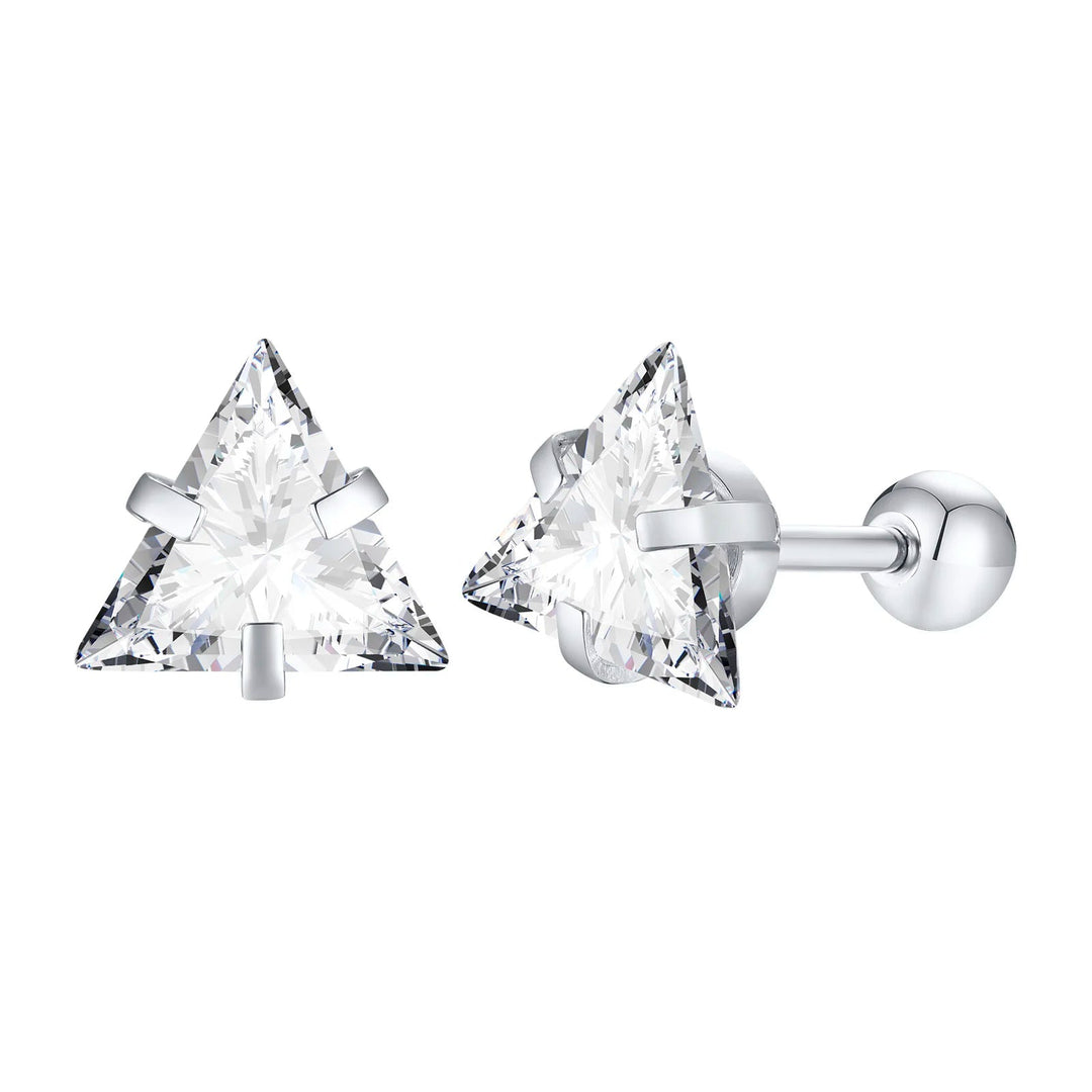 Wee Luxury ES-341S 1 Pair Stainless Steel Rock Punk Huggie Earrings For Men