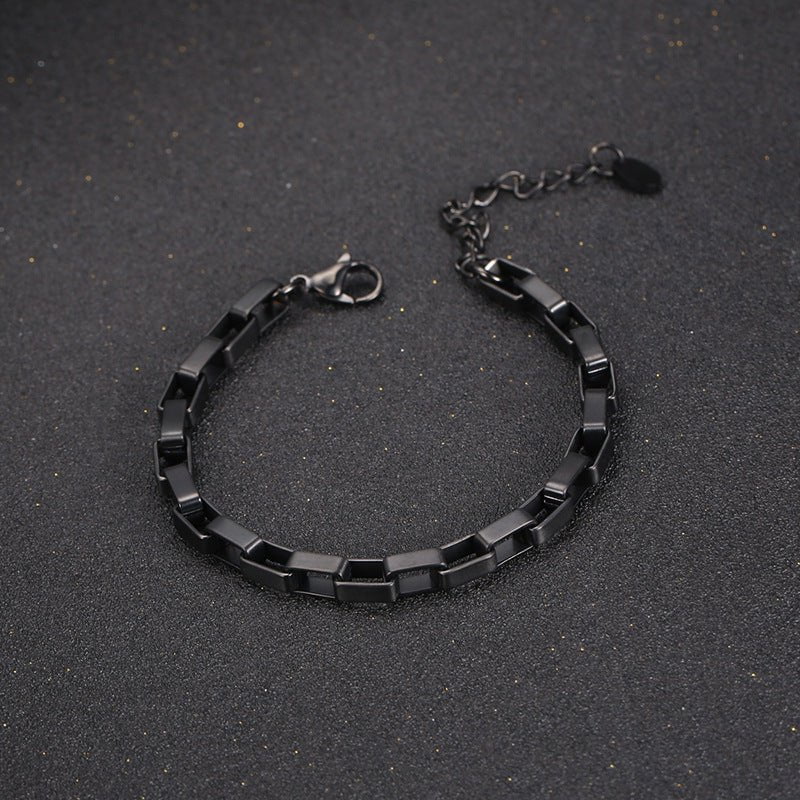 Wee Luxury Men Bracelets Black American Personality Men's Style Cool Bracelet