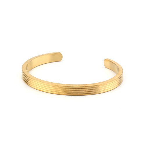 Wee Luxury Men Bracelets Gold Minimalist Nordic Mens Cuff Bracelet  Stylish  Distinctive
