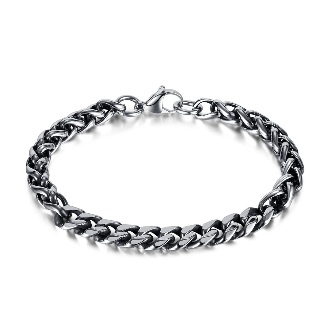 Wee Luxury Men Bracelets GS1459-钢手链 Titanium Steel Dragon Bone Bracelet  Retro Mens Chain