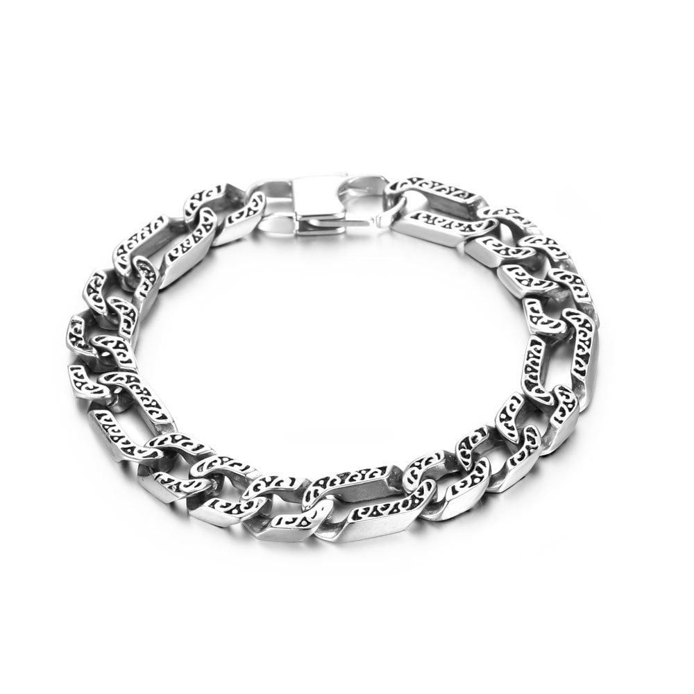 Wee Luxury Men Bracelets Men's Titanium Steel Texture Personalized Bracelet