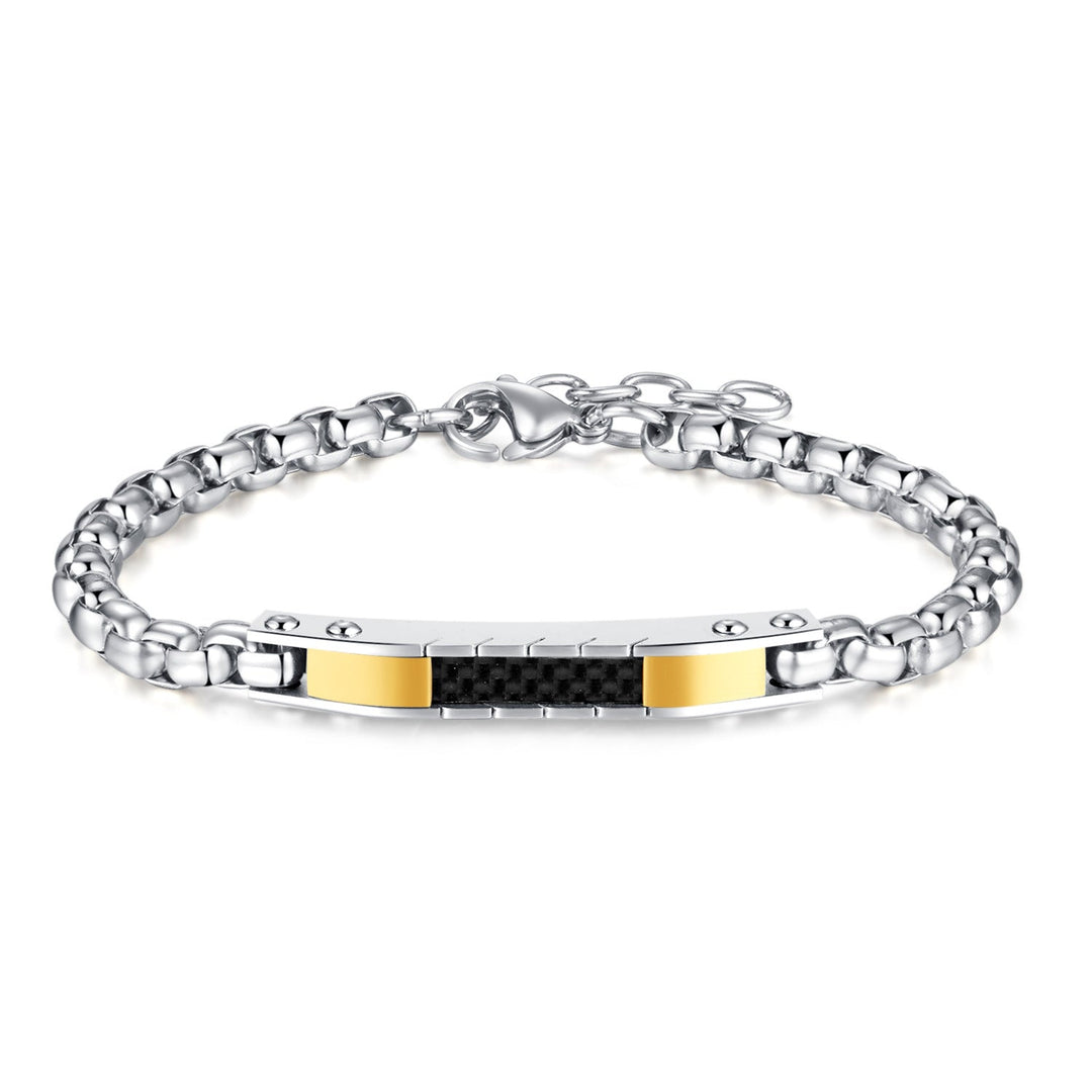 Wee Luxury Men Bracelets Steel Streamlined Stainless Bracelet for Stylish Men and Women