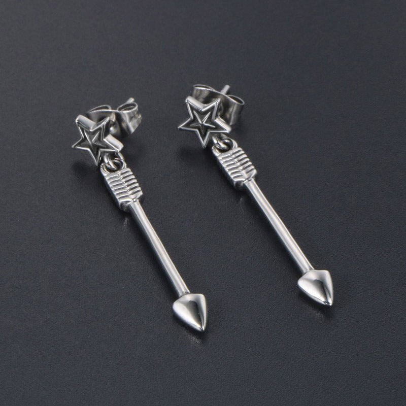 Wee Luxury Men Earrings 1 piece Mens Trendy Star Earrings Uniquely Stylish Collection