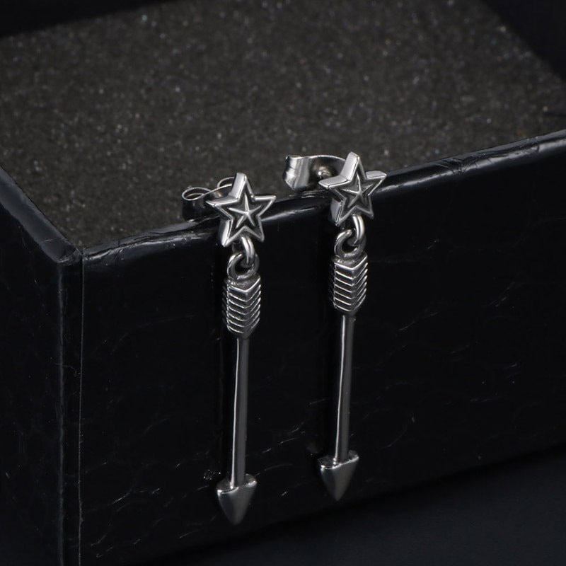 Wee Luxury Men Earrings 1 piece Mens Trendy Star Earrings Uniquely Stylish Collection