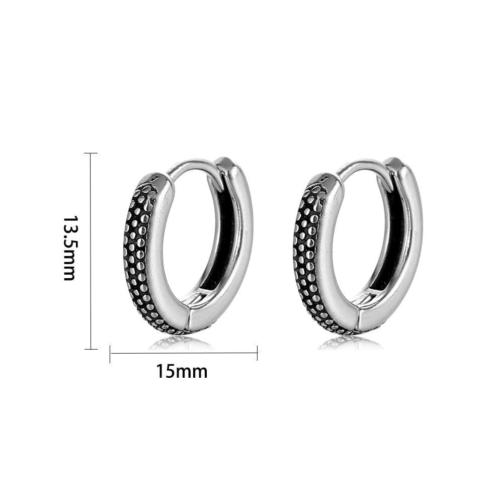 Wee Luxury Men Earrings Steel / 1 piece Exquisite Stainless Steel Earrings - Unparalleled Style