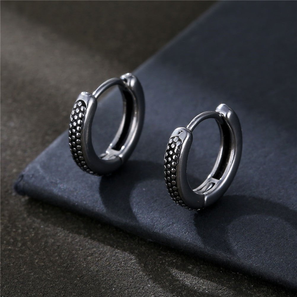 Wee Luxury Men Earrings Steel / 1 piece Exquisite Stainless Steel Earrings - Unparalleled Style