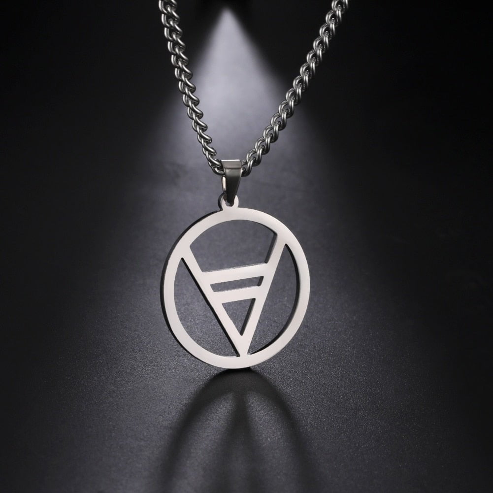 Wee Luxury Men Necklaces Steel Mens Stainless Steel Vintage Slavic Pendant Necklace