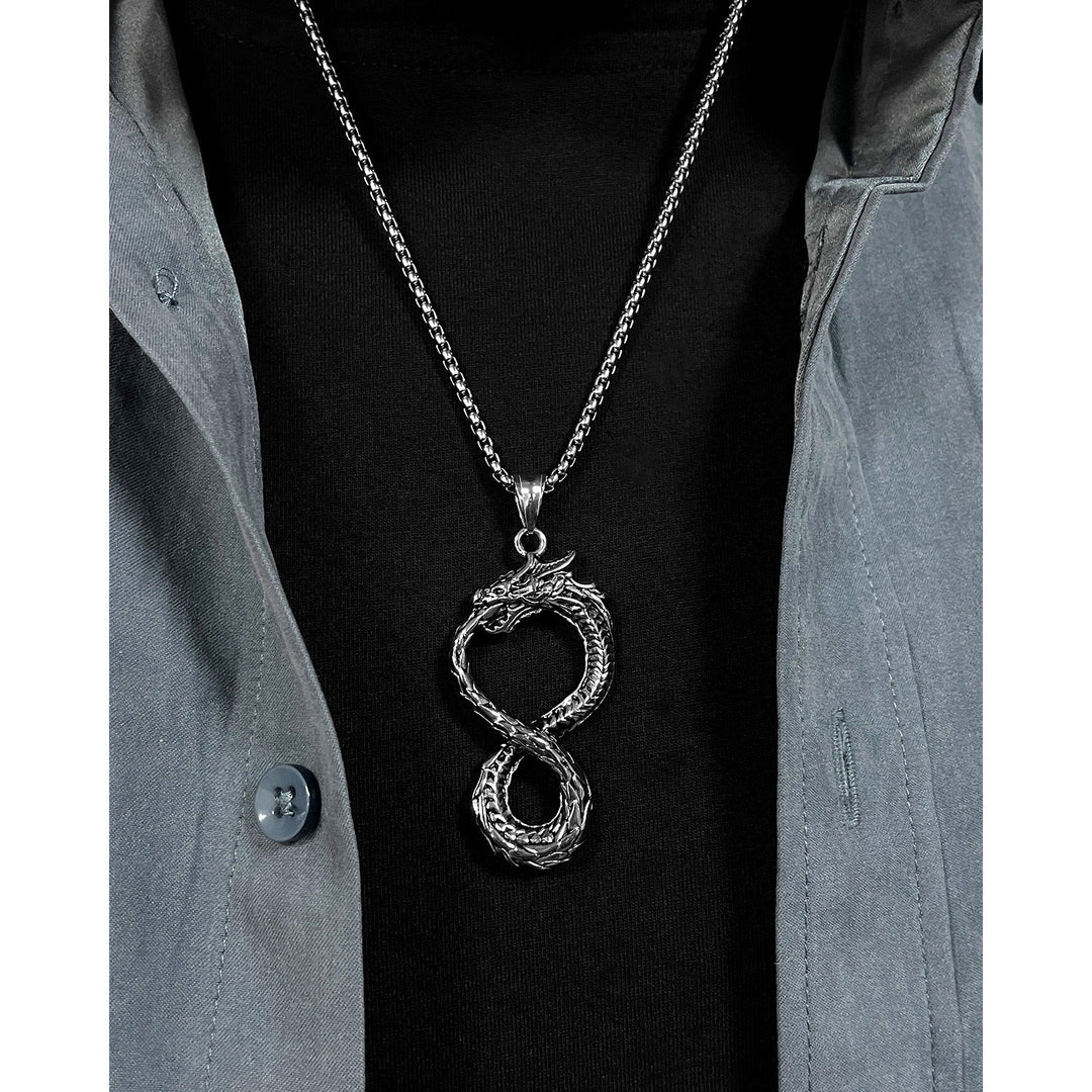 Wee Luxury Men Necklaces Trendy Retro Titanium Steel Pendant Street Necklace Stand Out