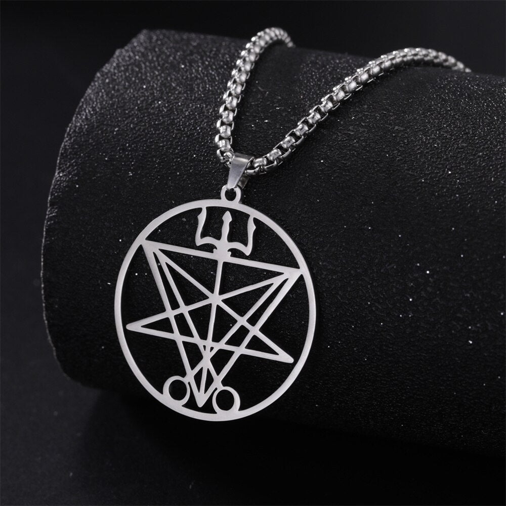 Wee Luxury Men Necklaces Vintage Stainless Steel Pendant Necklace For Men