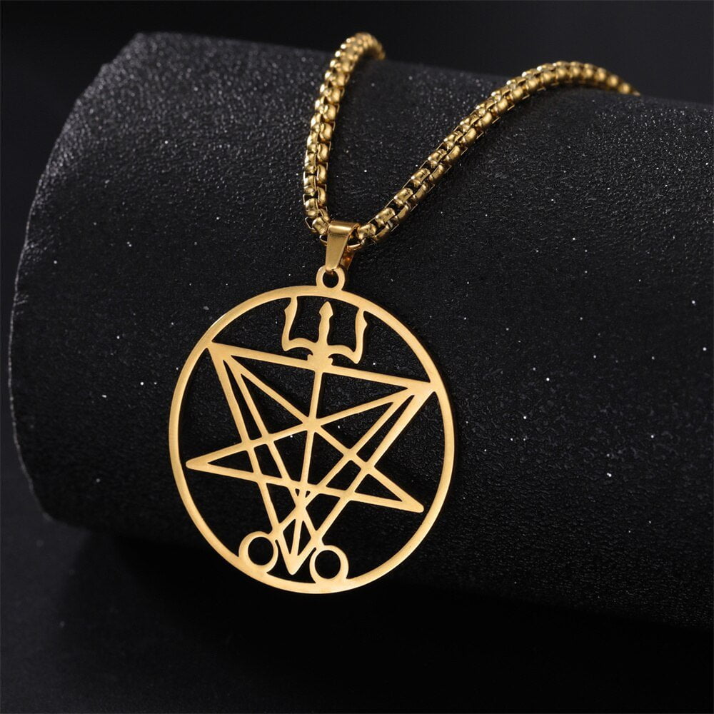 Wee Luxury Men Necklaces Vintage Stainless Steel Pendant Necklace For Men