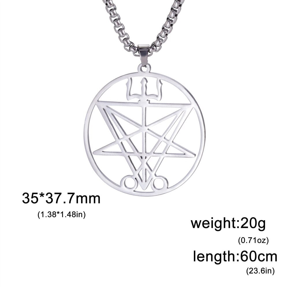 Wee Luxury Men Necklaces Vintage Stainless Steel Pendant Necklace For Men