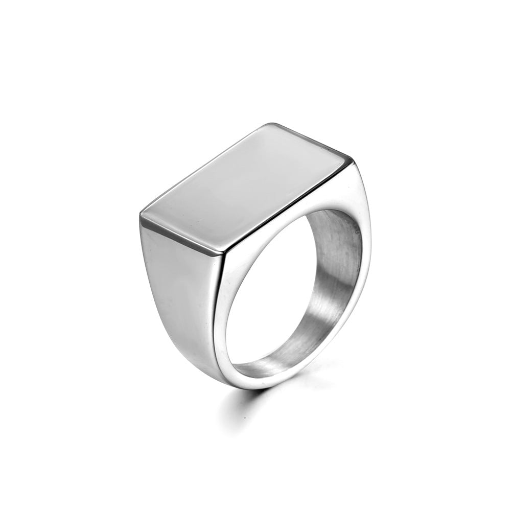 Wee Luxury Men Rings Distinctive Personalized Unique Mens Rings - Simple Style