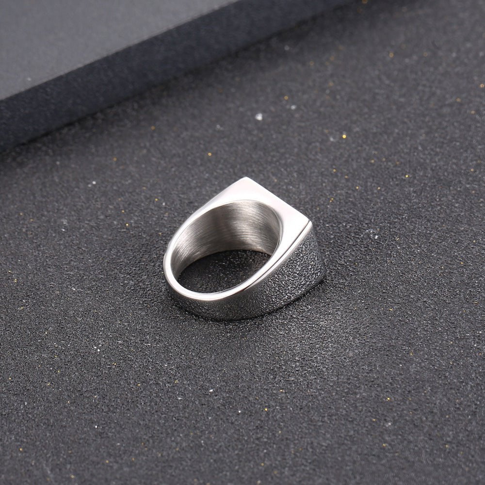 Wee Luxury Men Rings Distinctive Personalized Unique Mens Rings - Simple Style