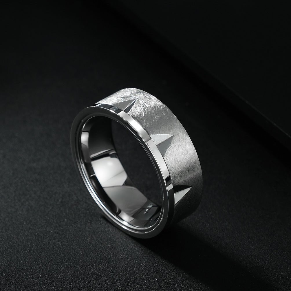 Wee Luxury Men Rings Mens Titanium Rings Trendy Versatile and Stylish