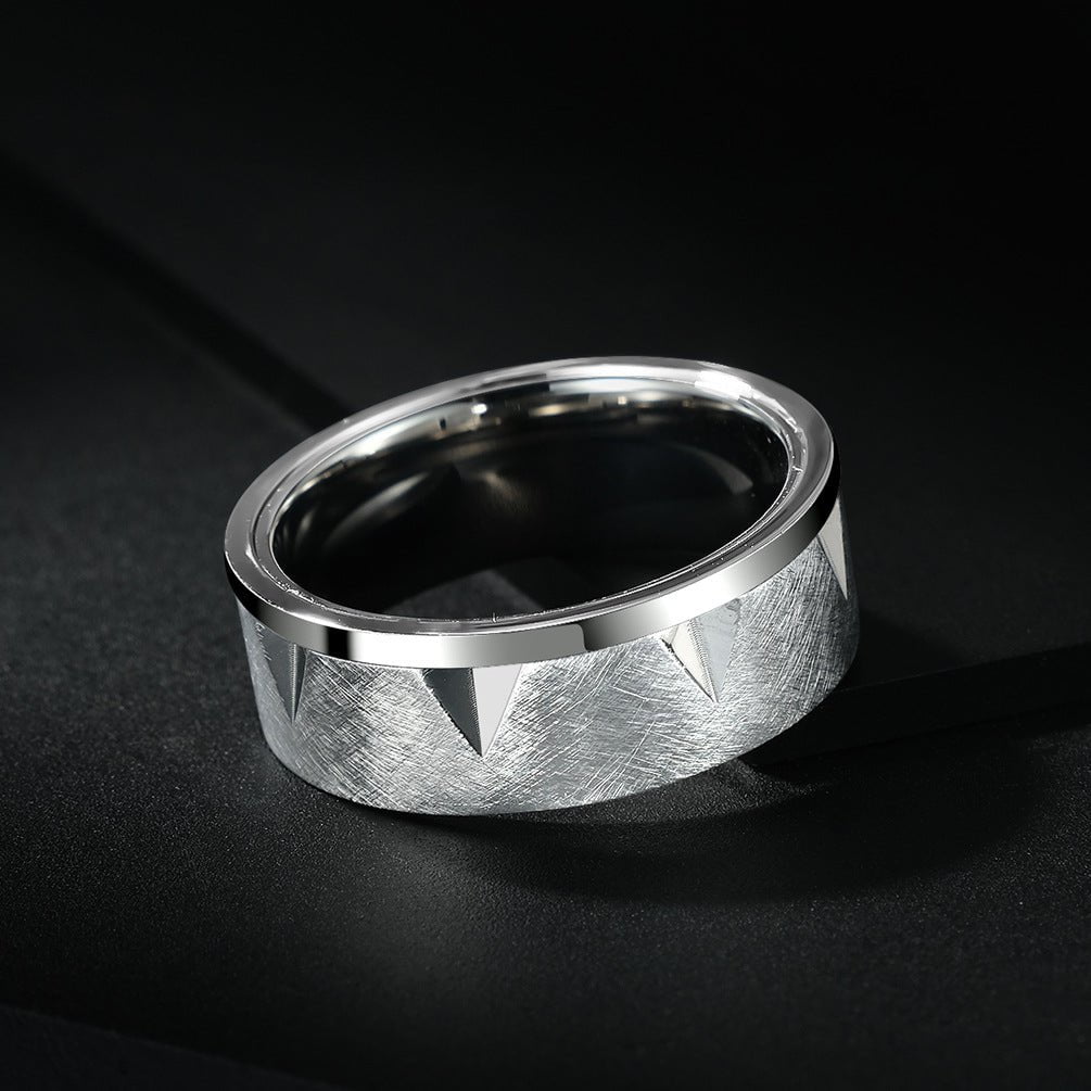 Wee Luxury Men Rings Mens Titanium Rings Trendy Versatile and Stylish