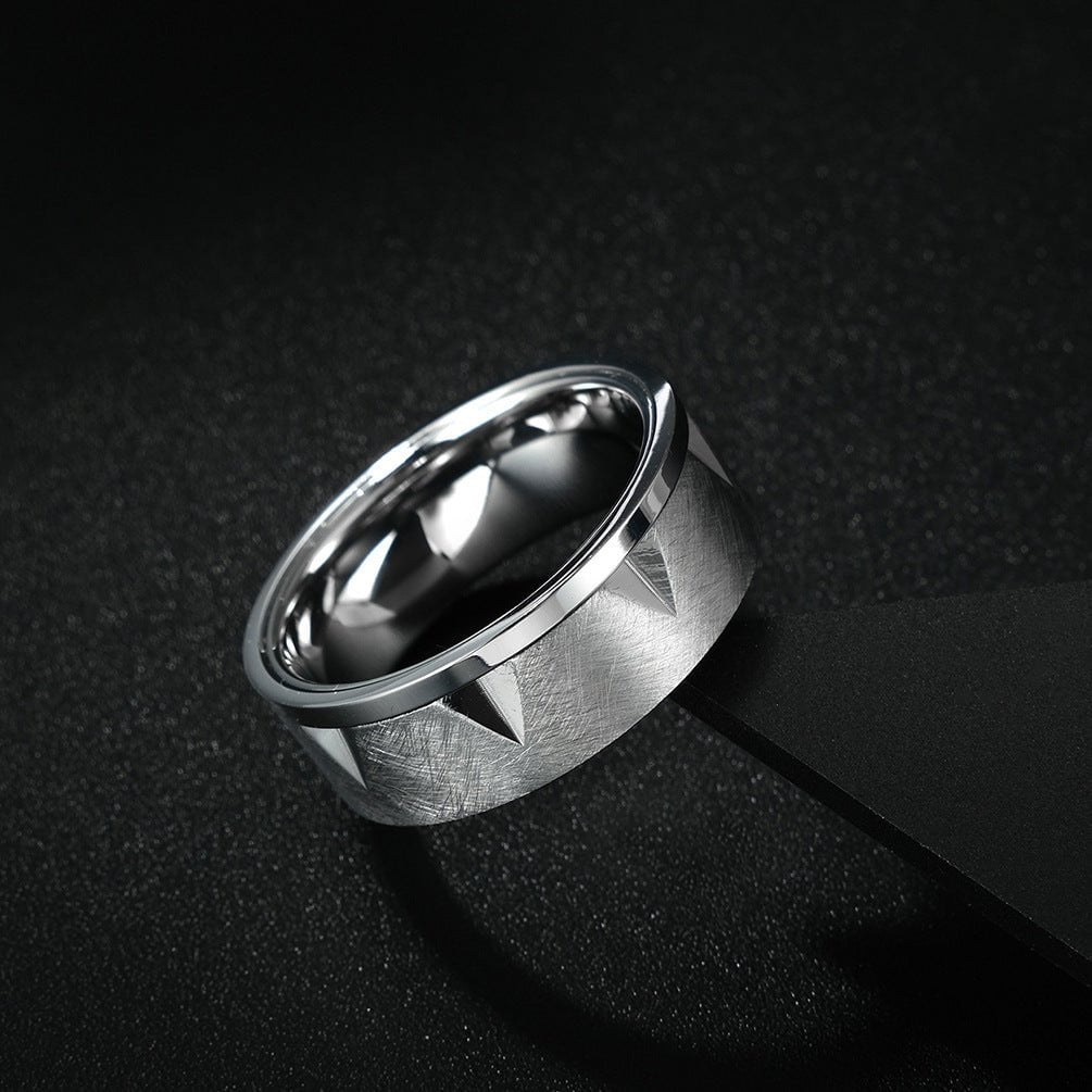 Wee Luxury Men Rings Mens Titanium Rings Trendy Versatile and Stylish