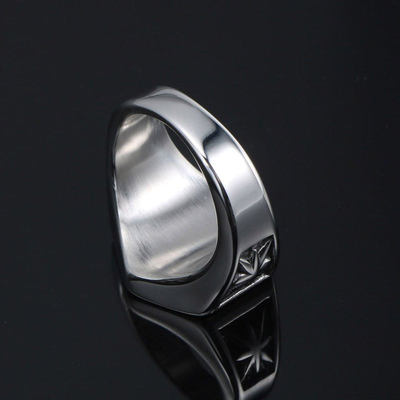 Wee Luxury Men Rings Retro Punk Arrow Design Titanium Steel Fashion Ring