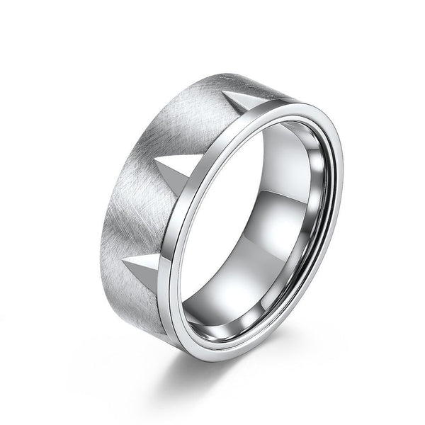 Wee Luxury Men Rings Black / 8 Mens Titanium Rings Trendy Versatile and Stylish