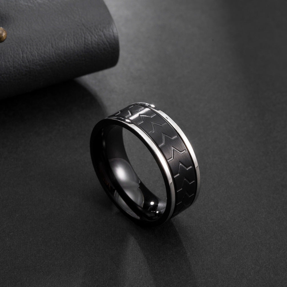 Wee Luxury Men Rings Vibrant and Innovative Stainless Steel Rings for Men