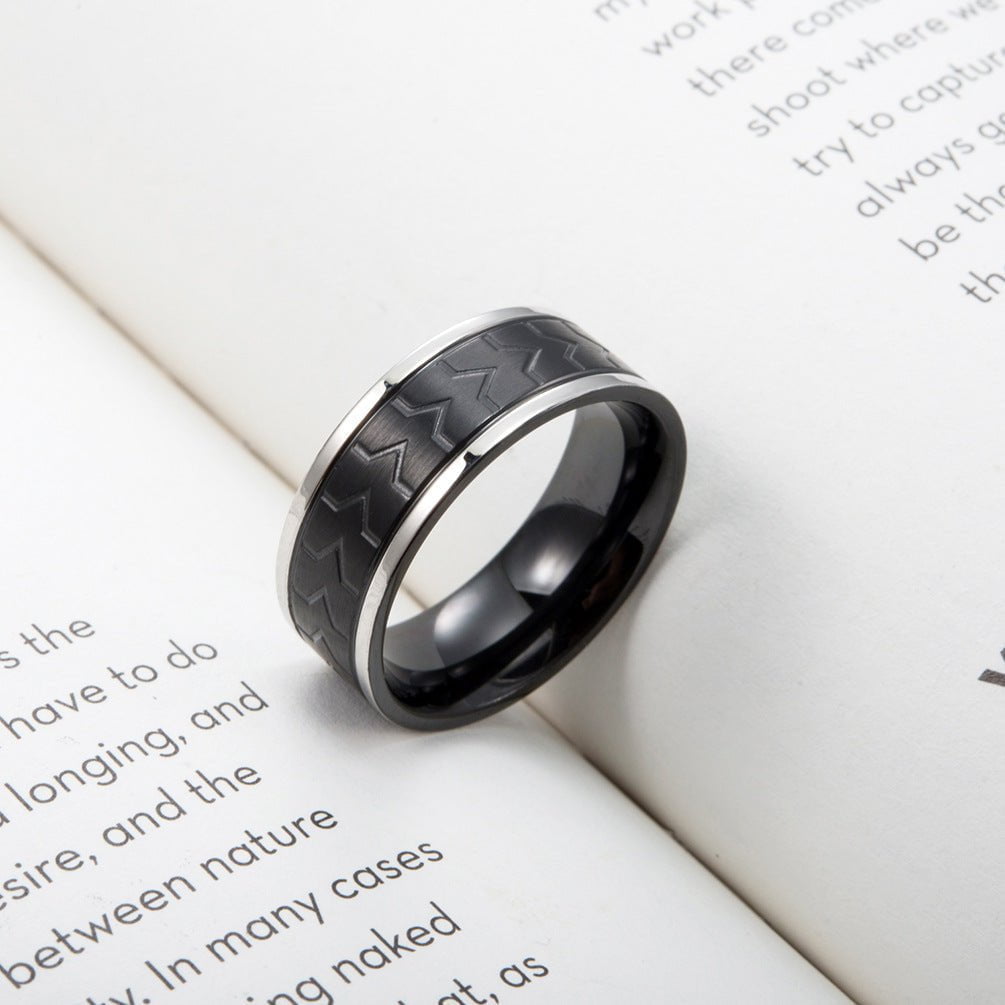 Wee Luxury Men Rings Vibrant and Innovative Stainless Steel Rings for Men