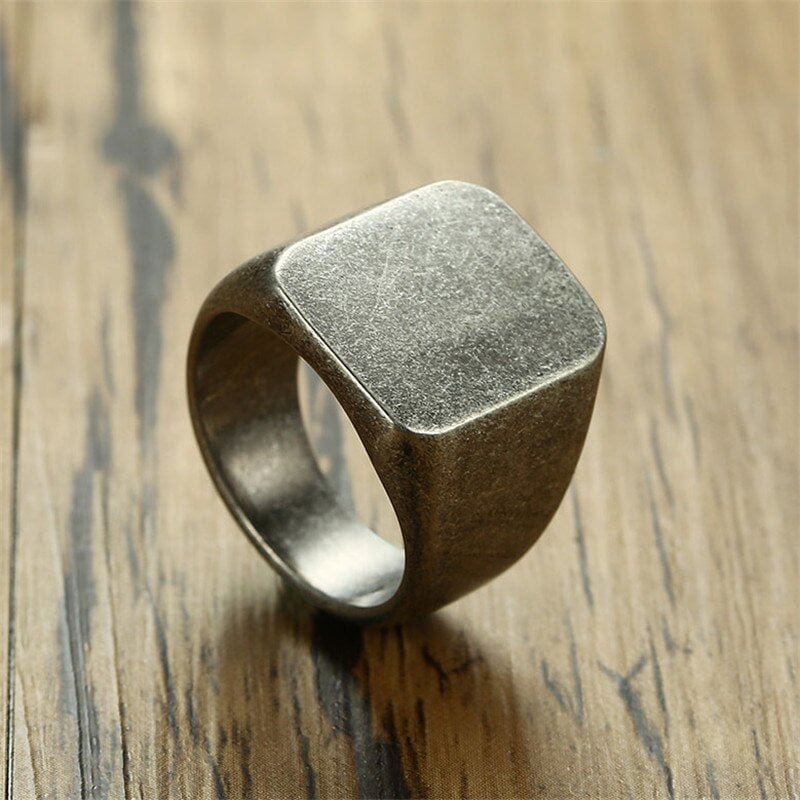 Plated Top Seal Stylish Stainless Steel Rings