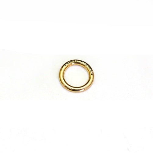 Wee Luxury Rings Gold (size 9) Matching Gold Rings with Engraved Initials for Couples