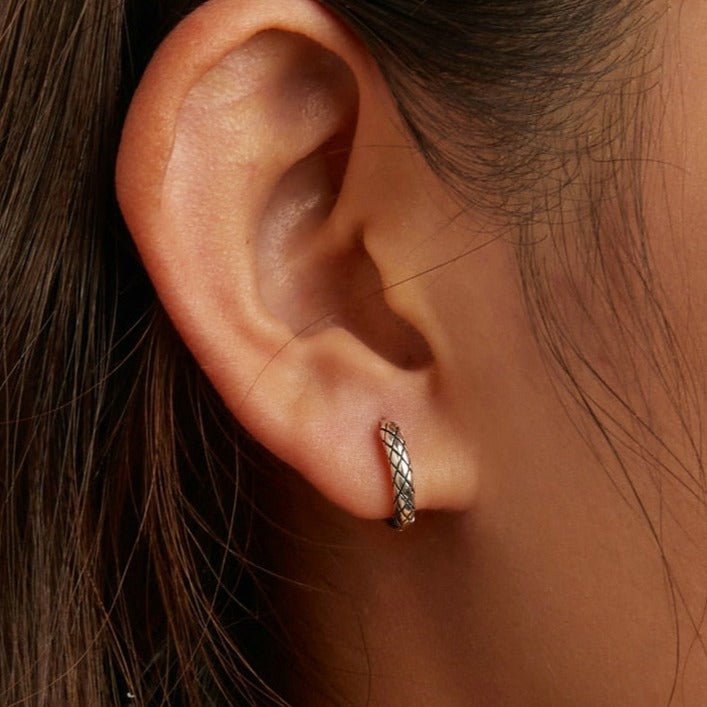 Wee Luxury Silver Earrings Silver Women Silver Cool Hoop Earrings Statement Jewelry Ears Gift