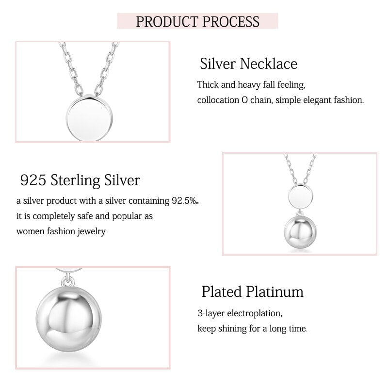 Wee Luxury Silver Necklaces Silver Real 925 Sterling Silver Natural Creative Designer Women Necklace