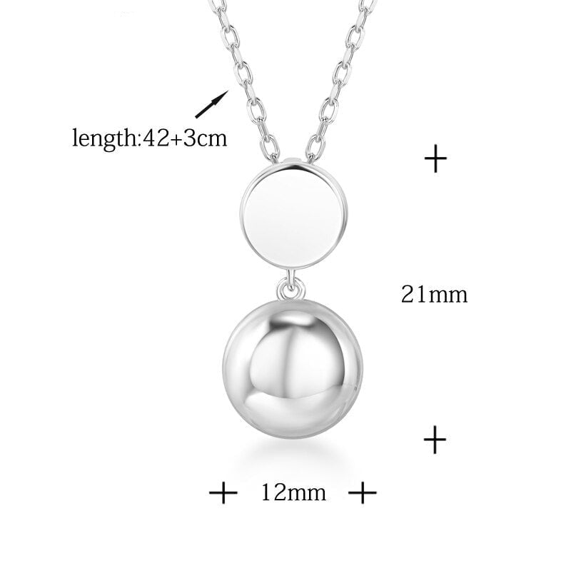 Wee Luxury Silver Necklaces Silver Real 925 Sterling Silver Natural Creative Designer Women Necklace