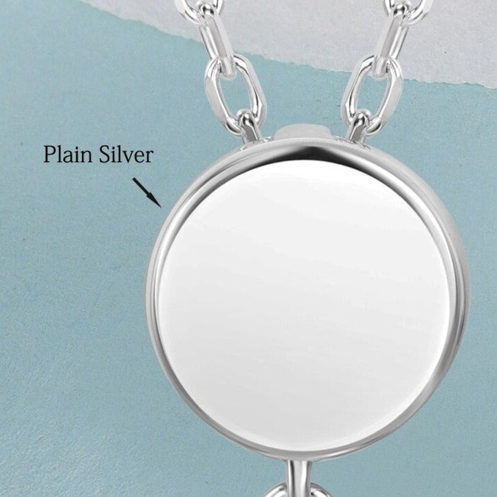 Wee Luxury Silver Necklaces Silver Real 925 Sterling Silver Natural Creative Designer Women Necklace