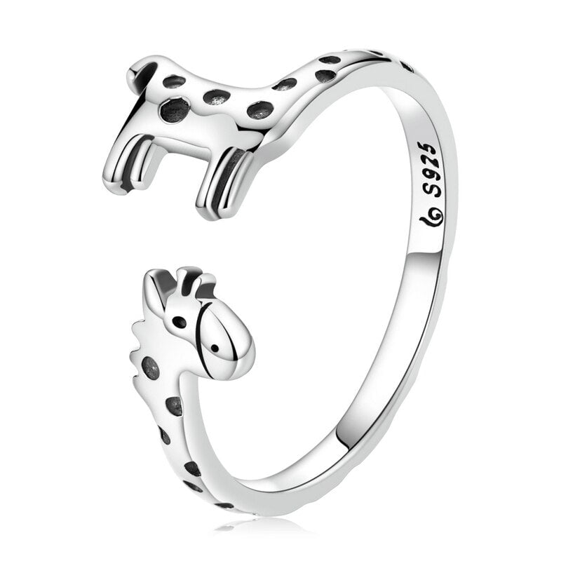 Wee Luxury Silver Rings BSR228 Trendy Genuine 925 Ring Sterling Silver Open Ring For Women