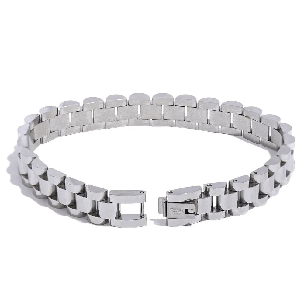 Wee Luxury Women Bracelets 280 20cm Steel Simple Heavy Metal Stainless Steel Chain Bracelet
