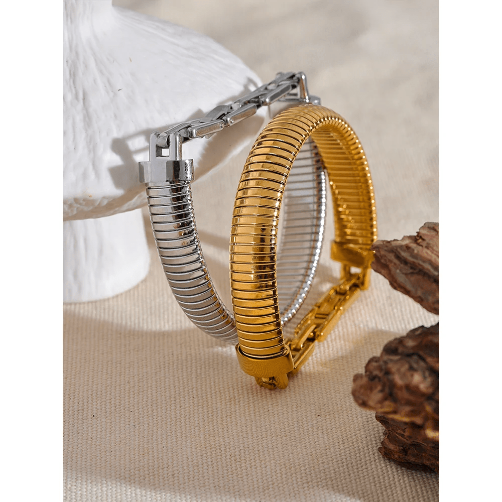 Wee Luxury Women Bracelets Metal Bracelet Bangle 18K PVD Plated Rust Proof Personalized Jewelry