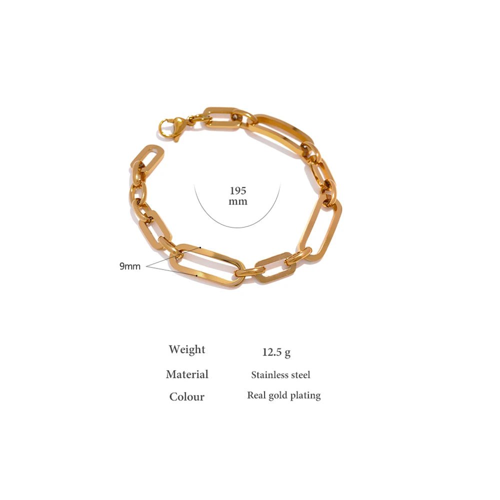 Wee Luxury Women Bracelets Minimalist Geometric Style Metal Bracelet For Women