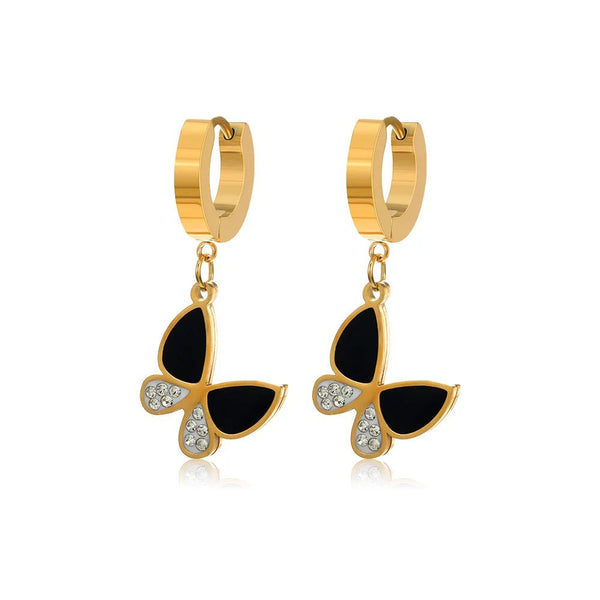 Wee Luxury Women Earrings 1 Fashion Zircon Geometric Dangle Butterfly Earrings For Women