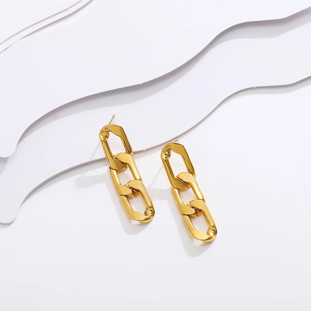 Wee Luxury Women Earrings Trendy Chunky Ear Studs Fashion Earrings