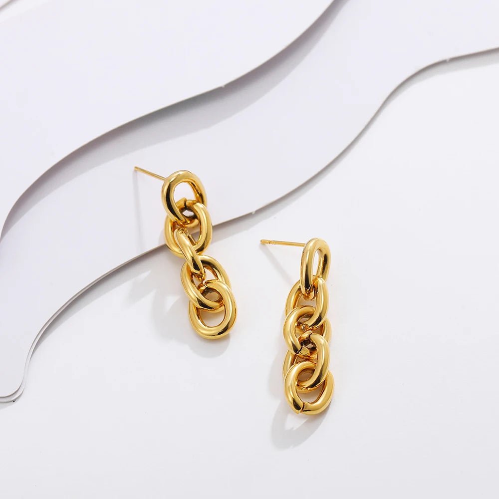 Wee Luxury Women Earrings Trendy Chunky Ear Studs Fashion Earrings