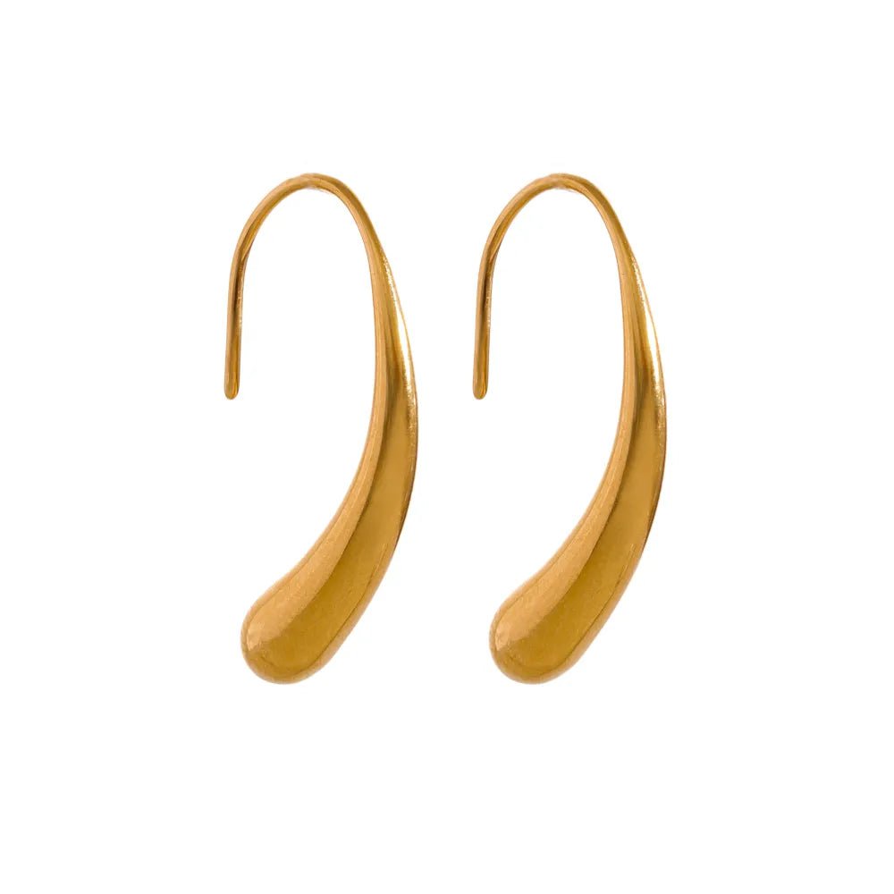 Wee Luxury Women Earrings YH1964A Gold Simple Chic Minimalist Stud Earrings Fashion