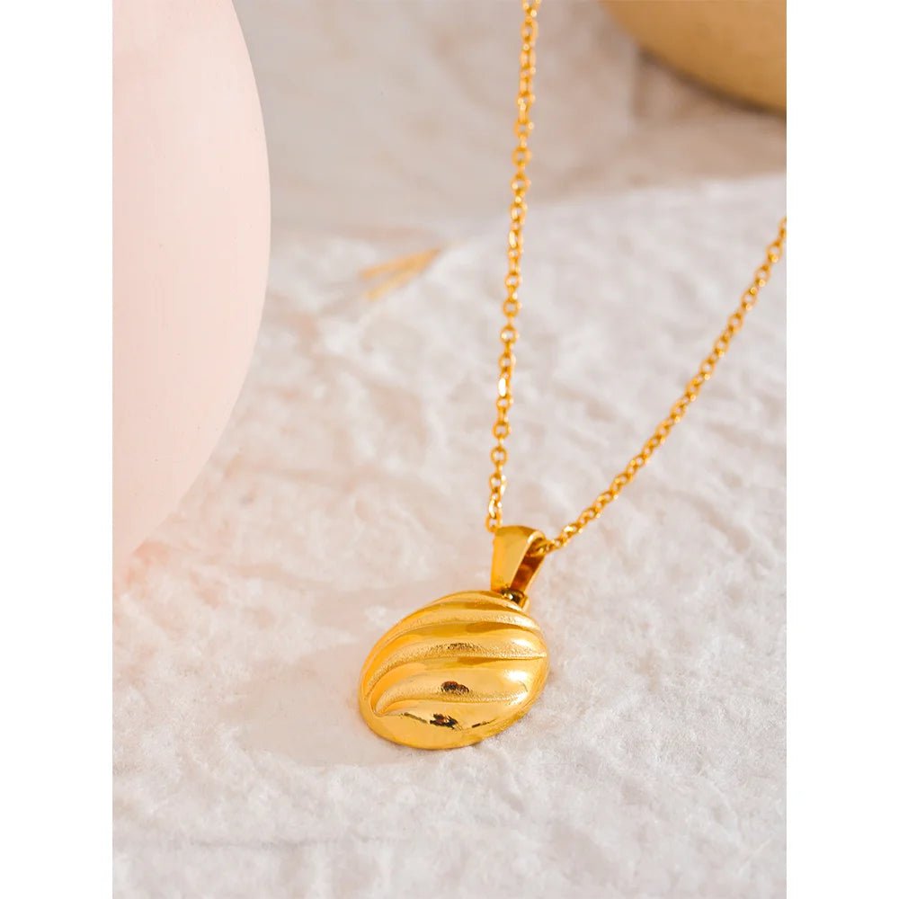 Wee Luxury Women Necklaces YH1968A 18K Gold Color Geometric Basic Pendant Fashion Charm Necklace