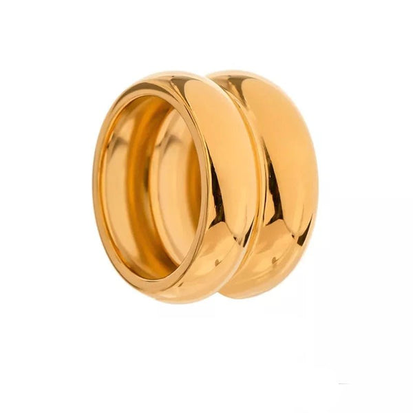Wee Luxury Women Rings YH049A Gold / 5.5 Stainless Steel Layered Metal  Finger Ring For Women
