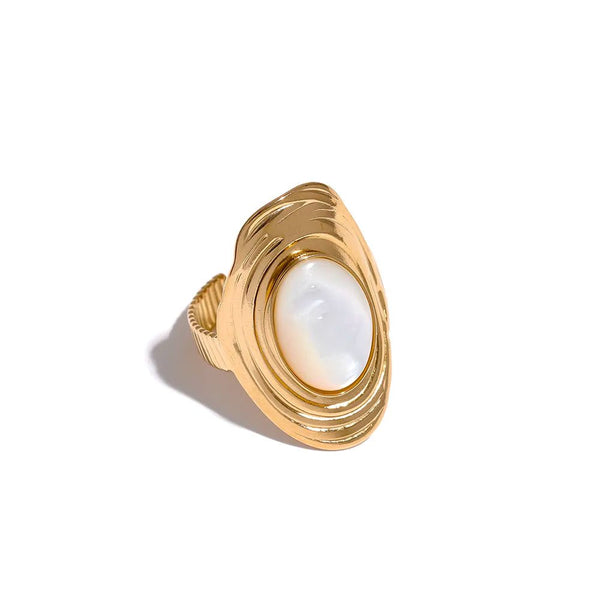 Wee Luxury Bohemian Stylish Adjustable Natural Stone Turquoise Ring