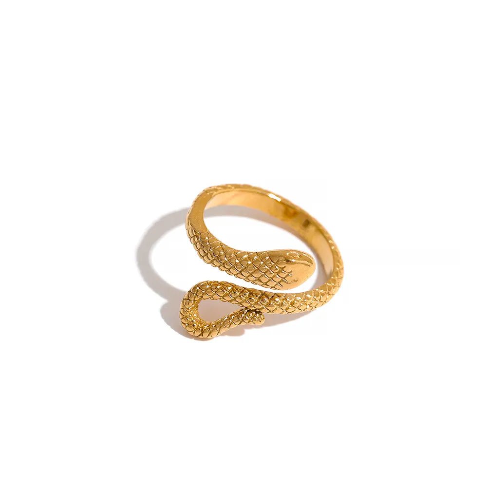 Wee Luxury YH042A / 6 Snake Finger Ring Trendy Fashion Chic Animal Jewelry Women