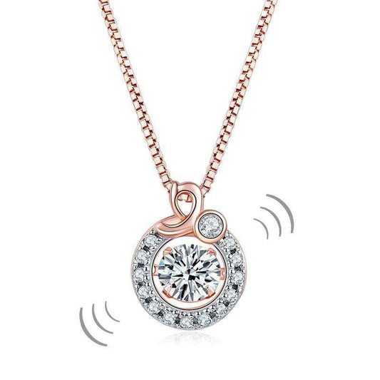 My Jewels Silver Necklaces 16" - 18" (40 cm - 45  cm) adjustable Stone Silver Rose Gold Necklaces