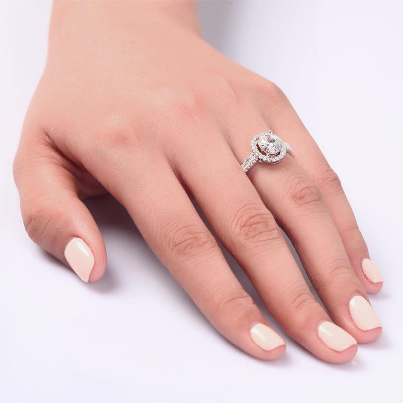 My Jewels Silver Rings Diamond Clear  White 925 Silver Ring